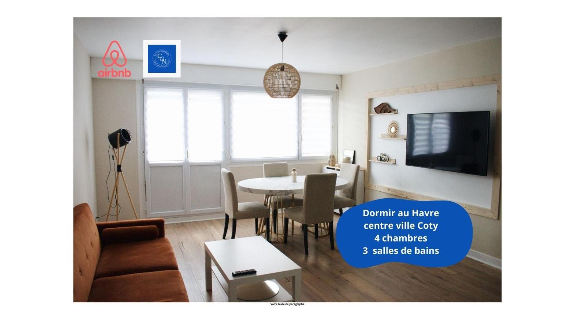 La Citadine Havraise Apartment Le Havre Luaran gambar